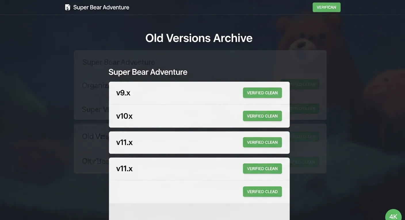 Archive showcase - v12.0.0 120 FPS Revolution patch Super Bear Adventure changelog