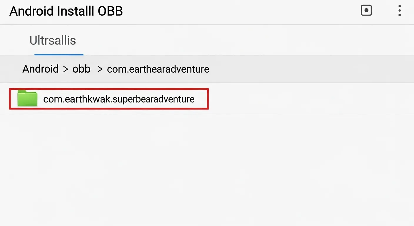 File manager fix - OBB folder and black screen fix for Super Bear Adventure