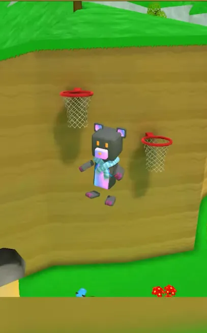 High-score streak - Hoops Master perfect basket run in Arcade World - Super Bear Adventure