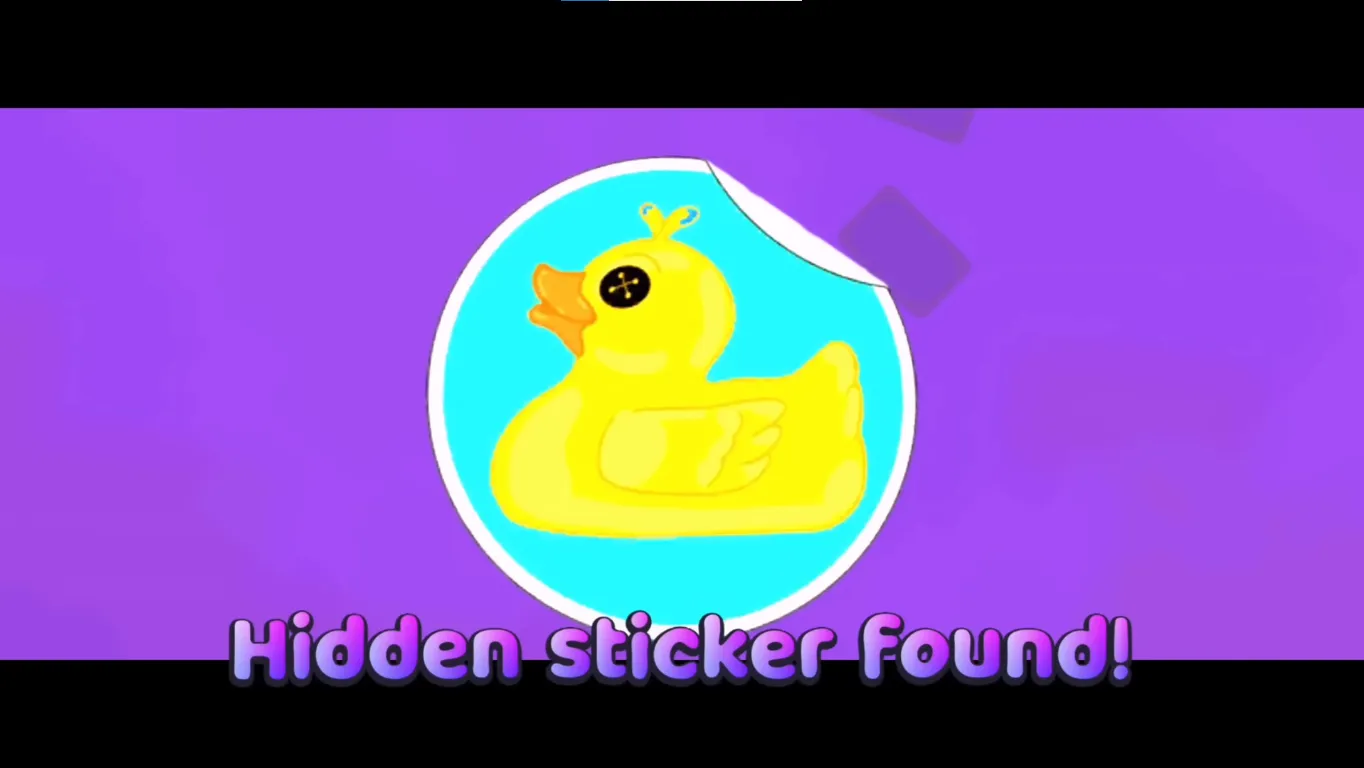 Sticker location under the bridge in Turtletown - Super Bear Adventure